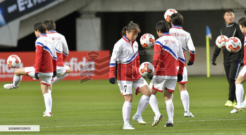 Football: N. Korea women prepare for East Asian meet