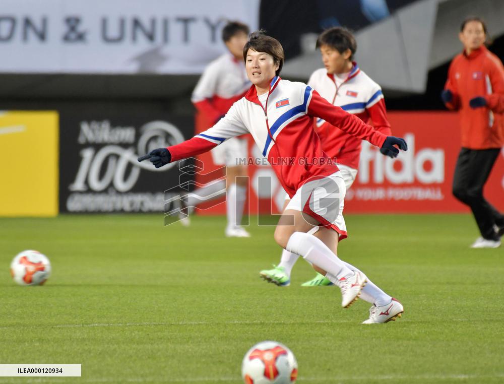Football: N. Korea women prepare for East Asian meet
