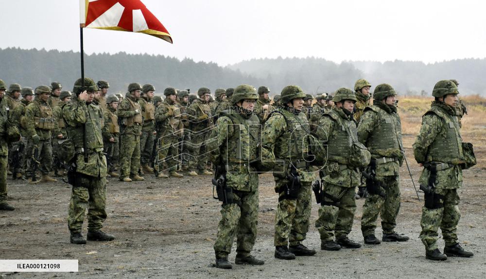 U.S.-Japan joint military drill begins