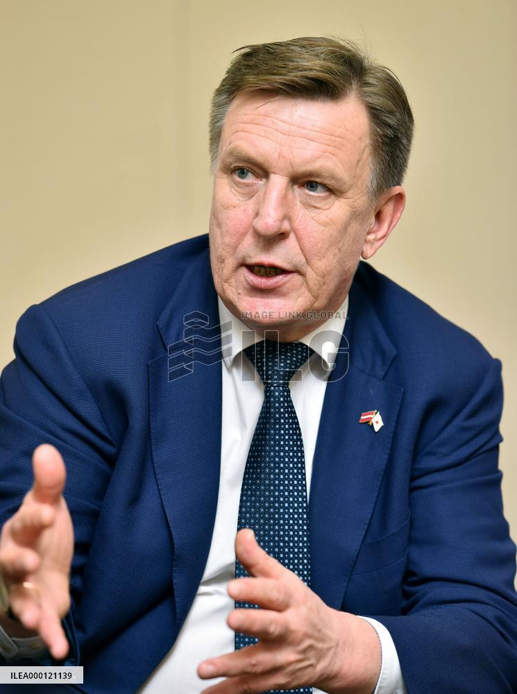 Latvia PM says EU-Japan trade pact will lead to economic growth