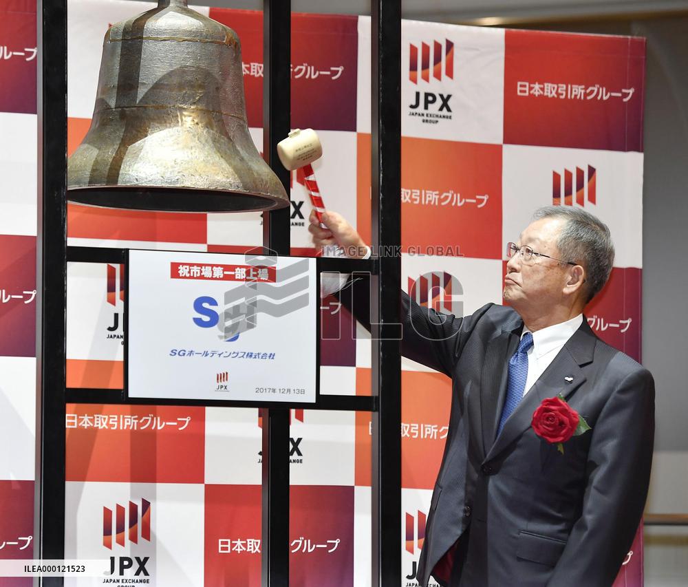 Sagawa Express' parent makes TSE debut