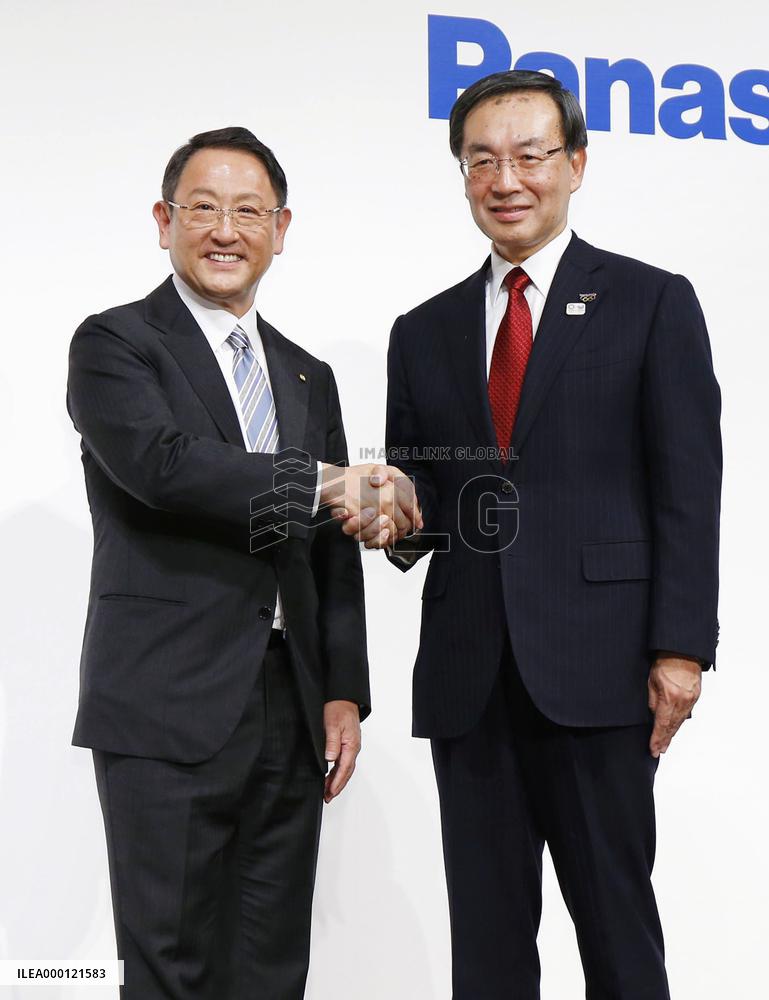 Toyota Motor, Panasonic presidents