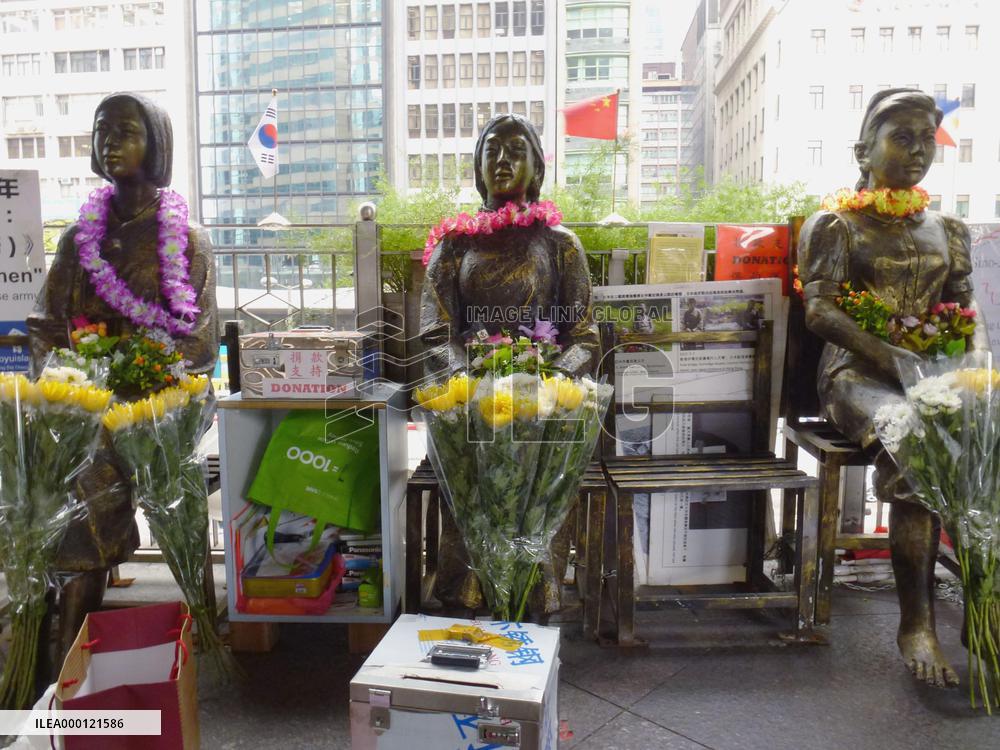 "Comfort women" statue in Hong Kong