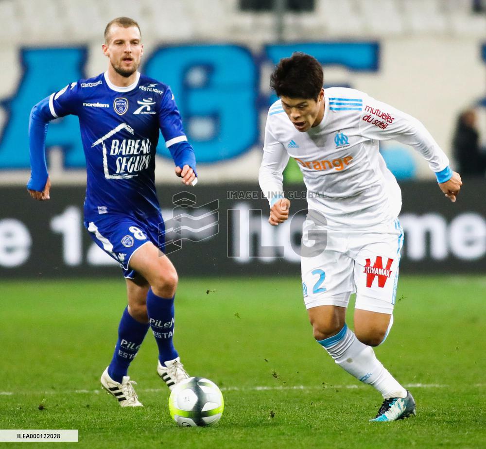 Football: Marseille vs Troyes in French 1st division