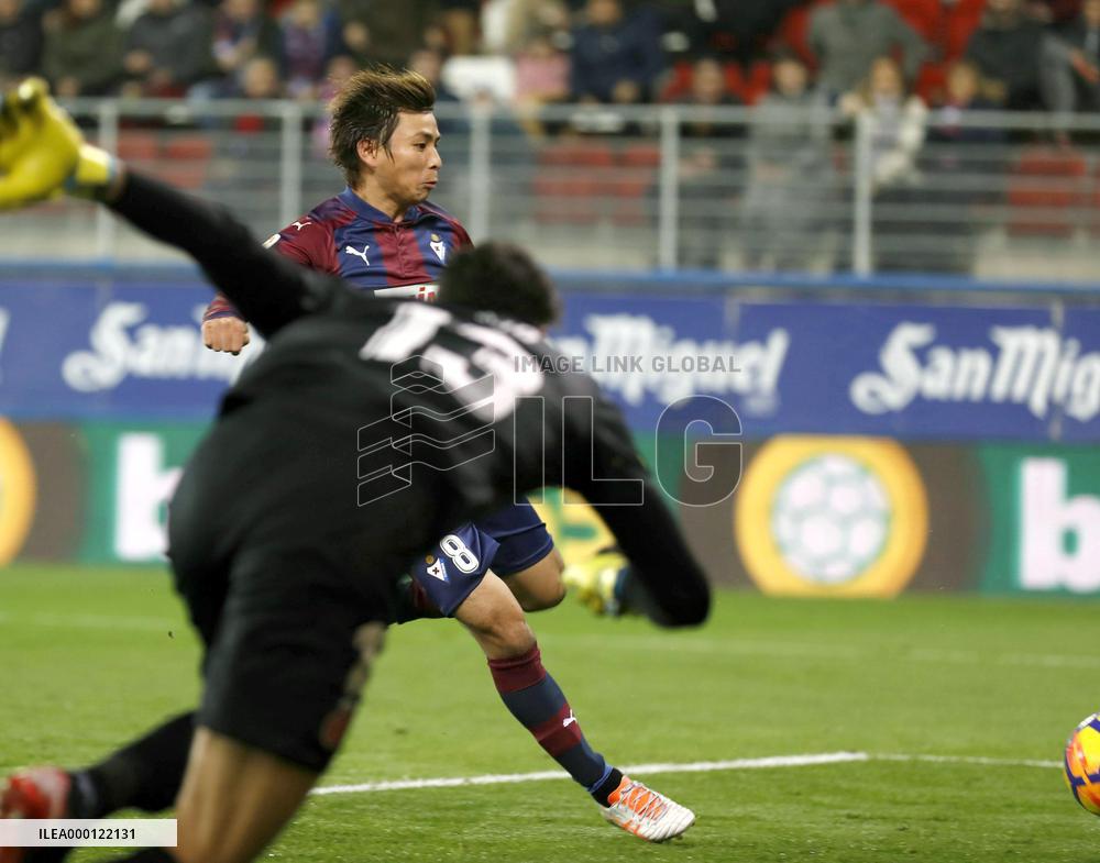 Football: Eibar-Girona La Liga match