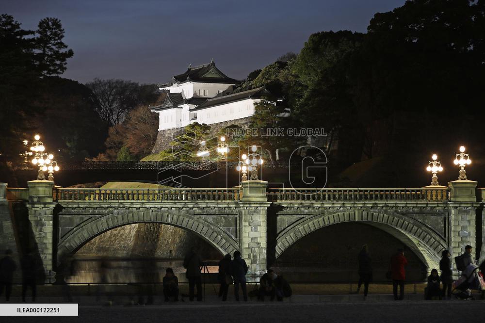 Imperial Palace illumination