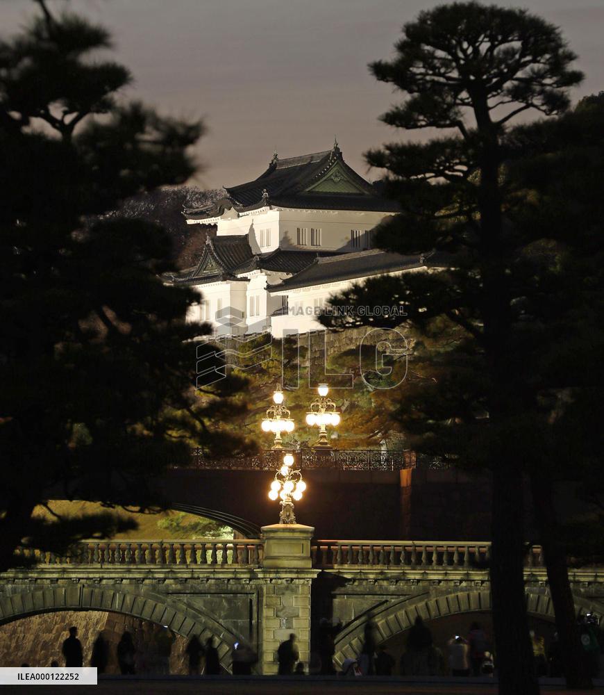 Imperial Palace illumination