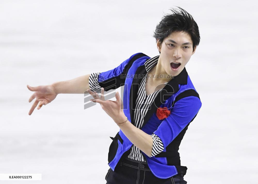 Figure skating: Men's free skate at Japanese national c'ships