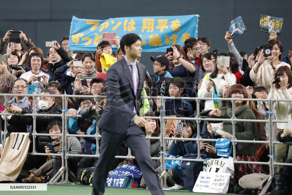 Baseball: Ohtani in Japan