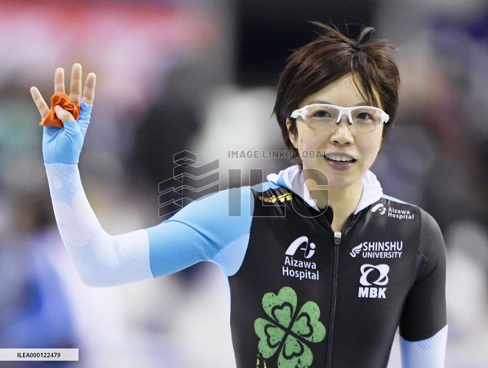 Speed skating: Olympic qualifying meet in Japan