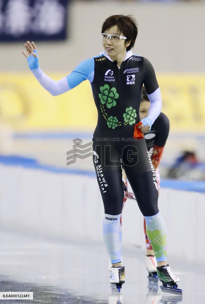 Speed skating: Olympic qualifying meet in Japan