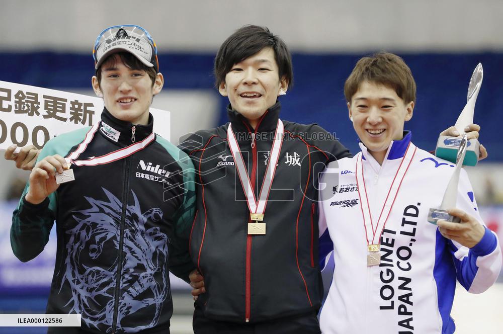 Speed skating: Olympic qualifying meet in Japan