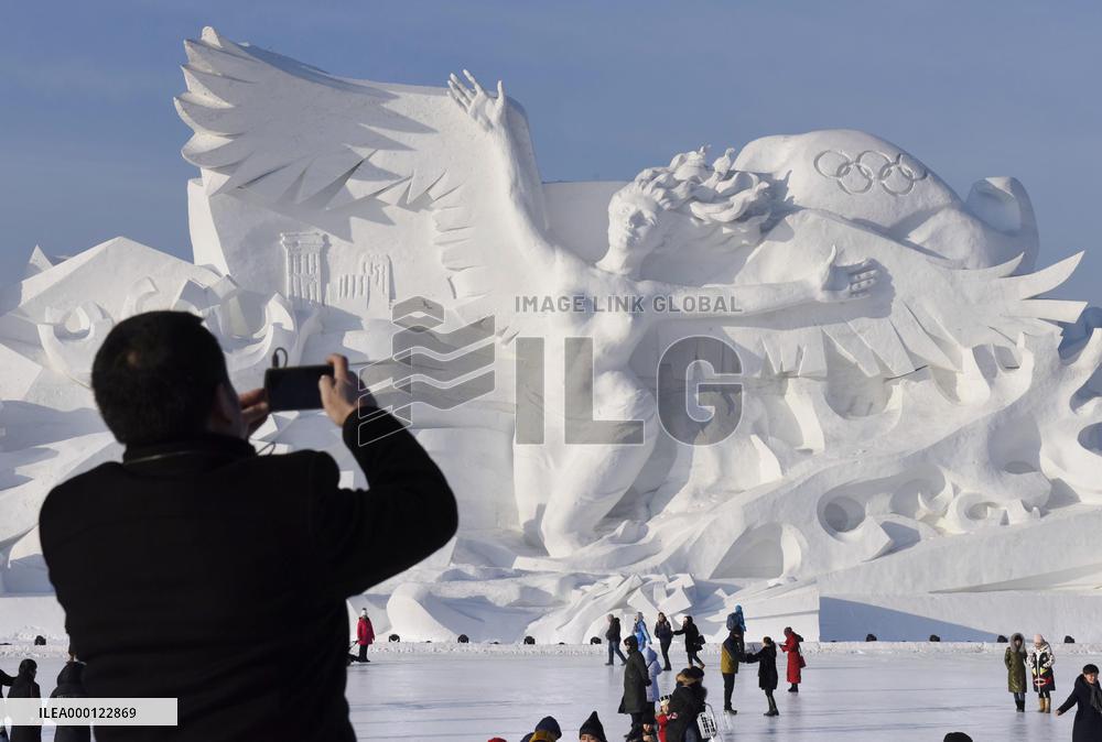 Ice and snow festival in Harbin