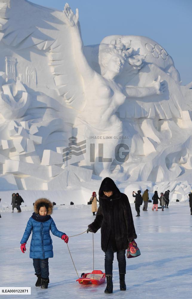 Ice and snow festival in Harbin