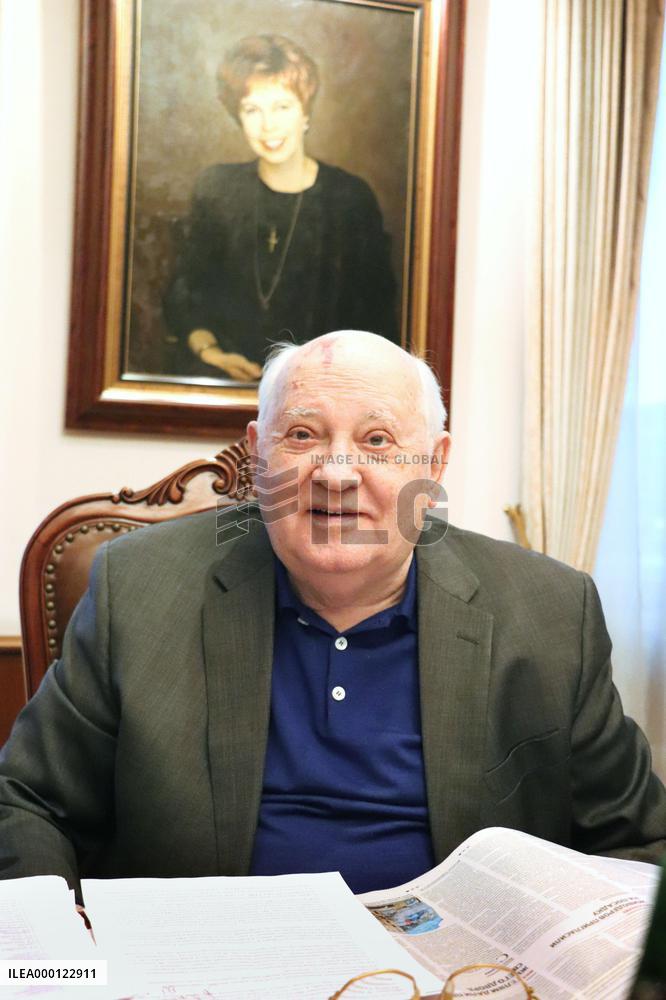 Former Soviet Pres. Mikhail Gorbachev