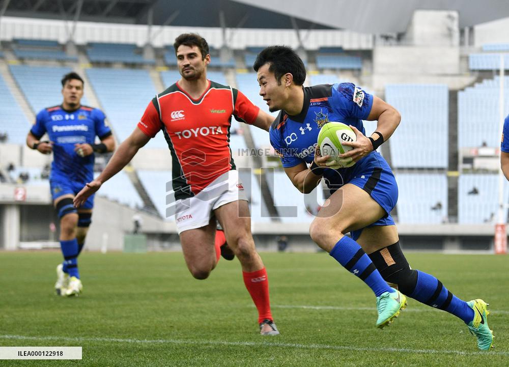 Rugby: Toyota-Panasonic semifinal of Japan's Top League