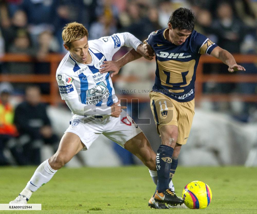 Pachuca's Honda, UNAM's Alustiza in Liga MX
