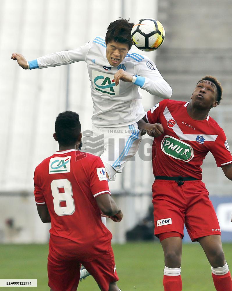 Marseille defender Hiroki Sakai in French Cup