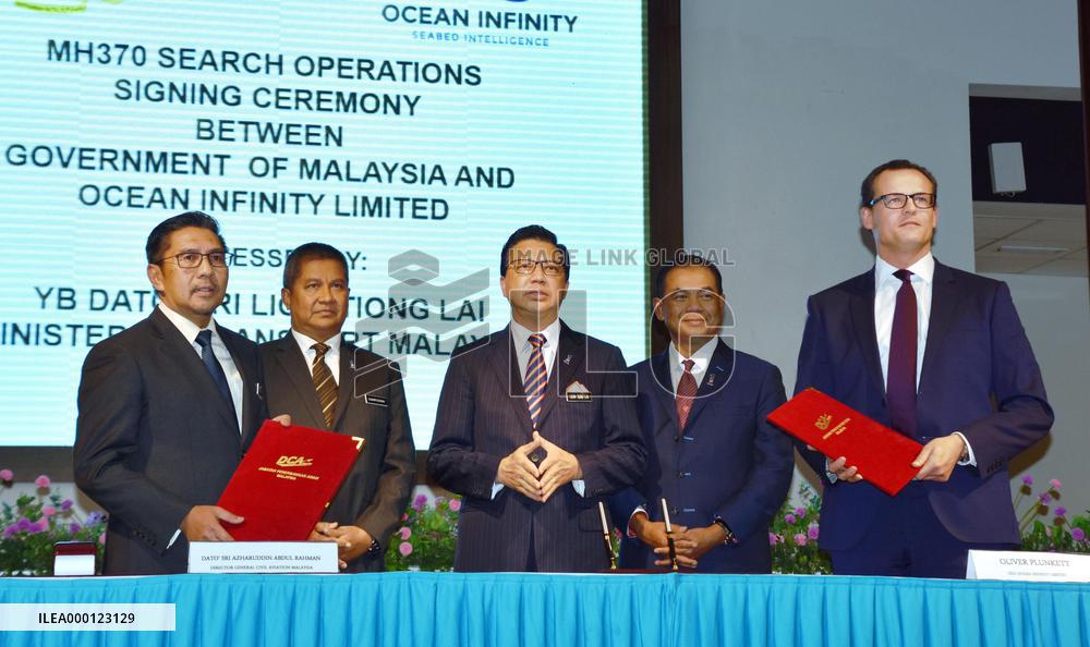 Malaysia to pay U.S. firm up to $70 mil. if MH370 found in 90 days