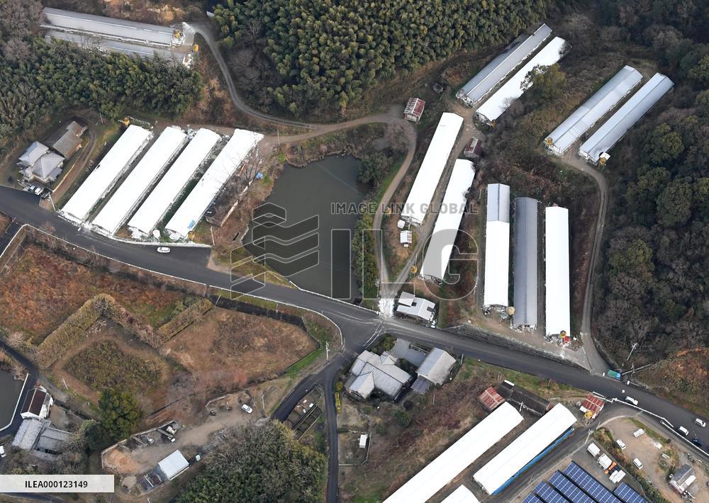 Suspected bird flu case in Japan