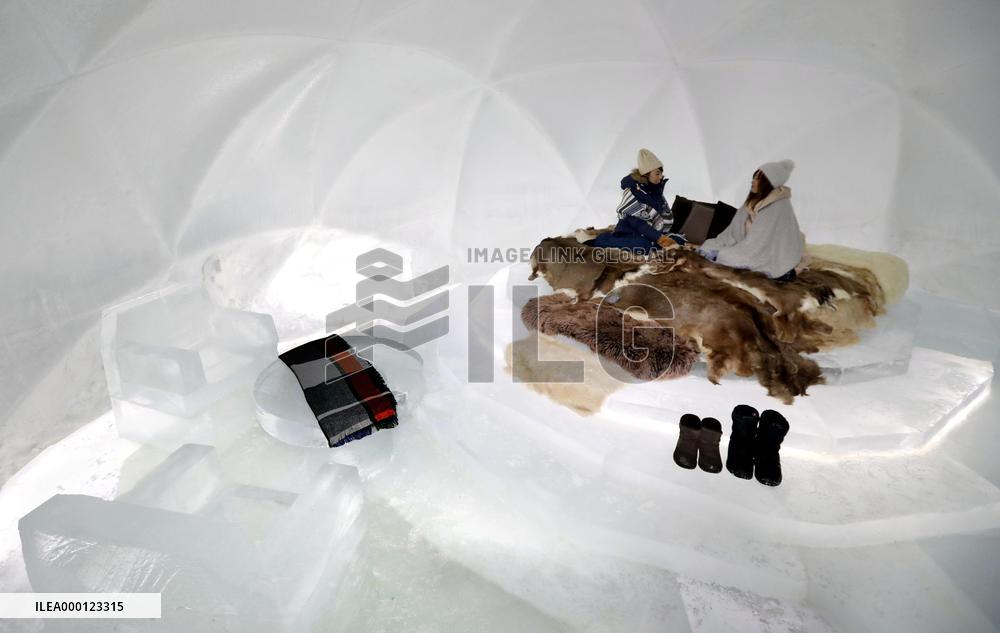 "Ice Hotel" at Hokkaido resort