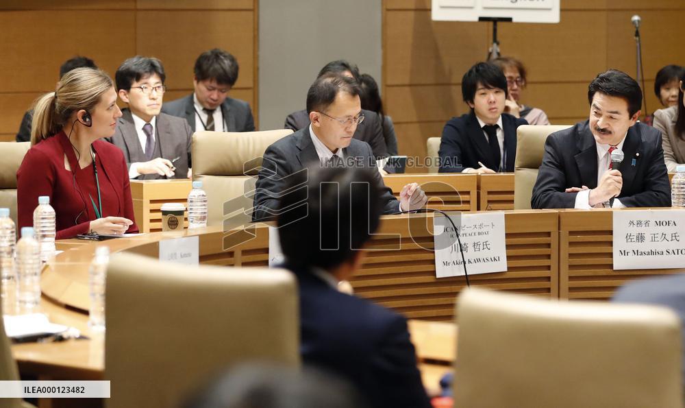 CAN chief urges Diet debate on Japan joining nuke ban treaty