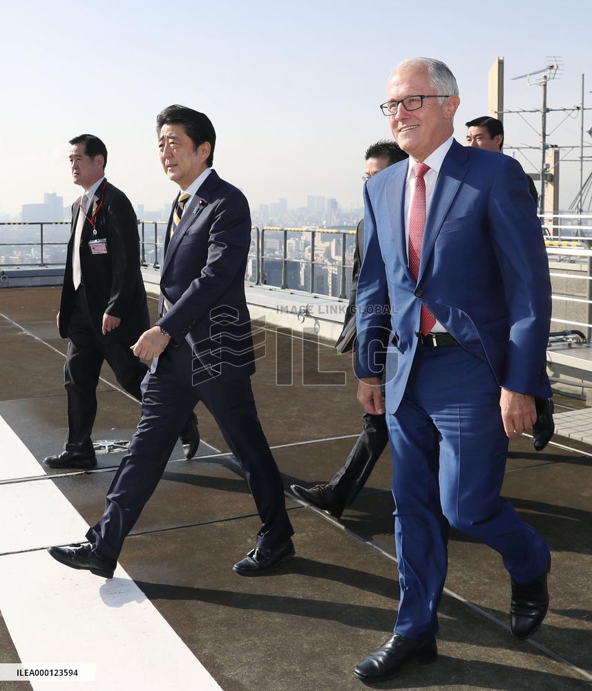 Australian PM Turnbull in Japan