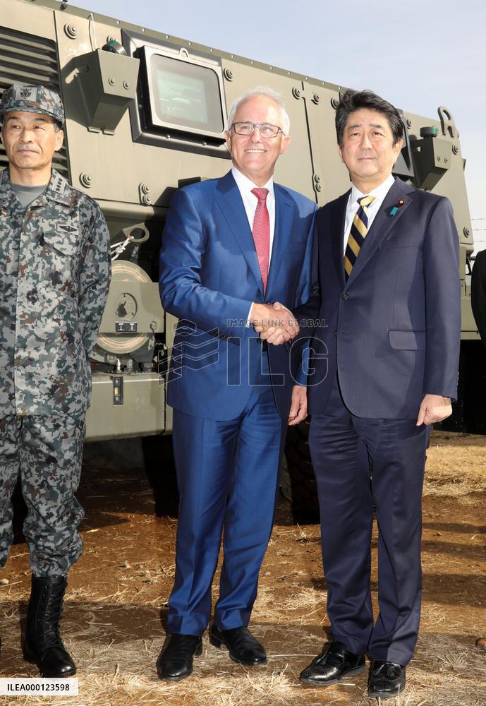 Australian PM Turnbull in Japan for security, defense talks with Abe