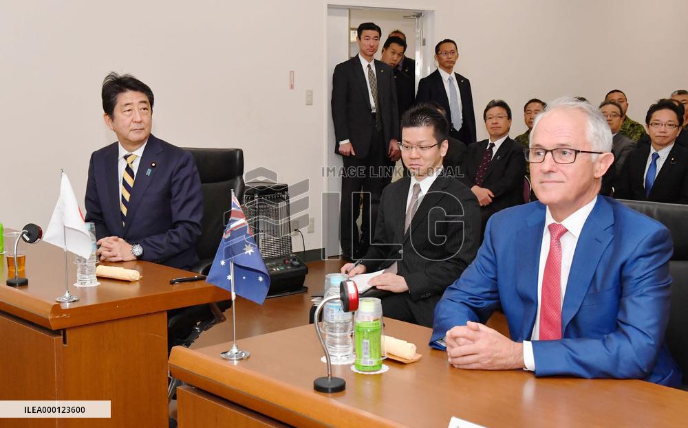 Australian PM Turnbull in Japan
