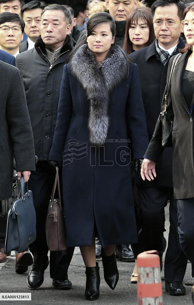 N. Korean delegation for Pyeongchang Olympics