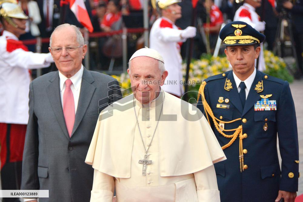 Pope Francis in Lima
