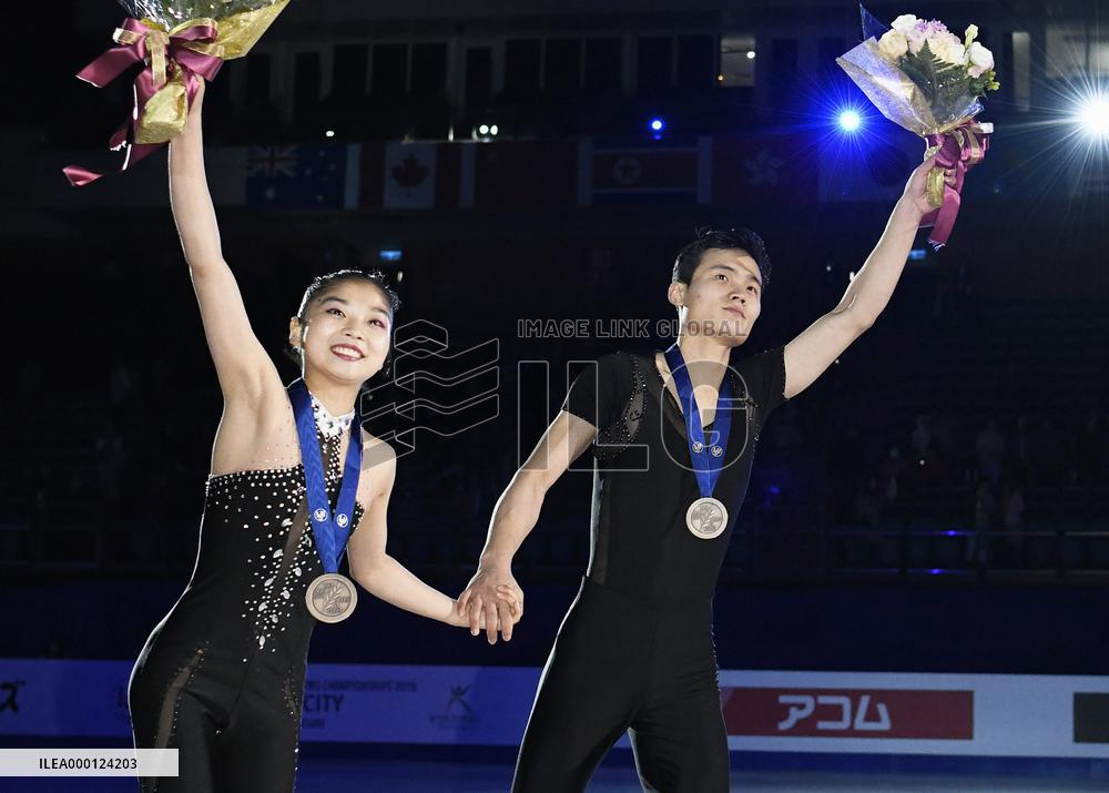 N. Korean pair finishes 3rd at Four Continents figure skating comp
