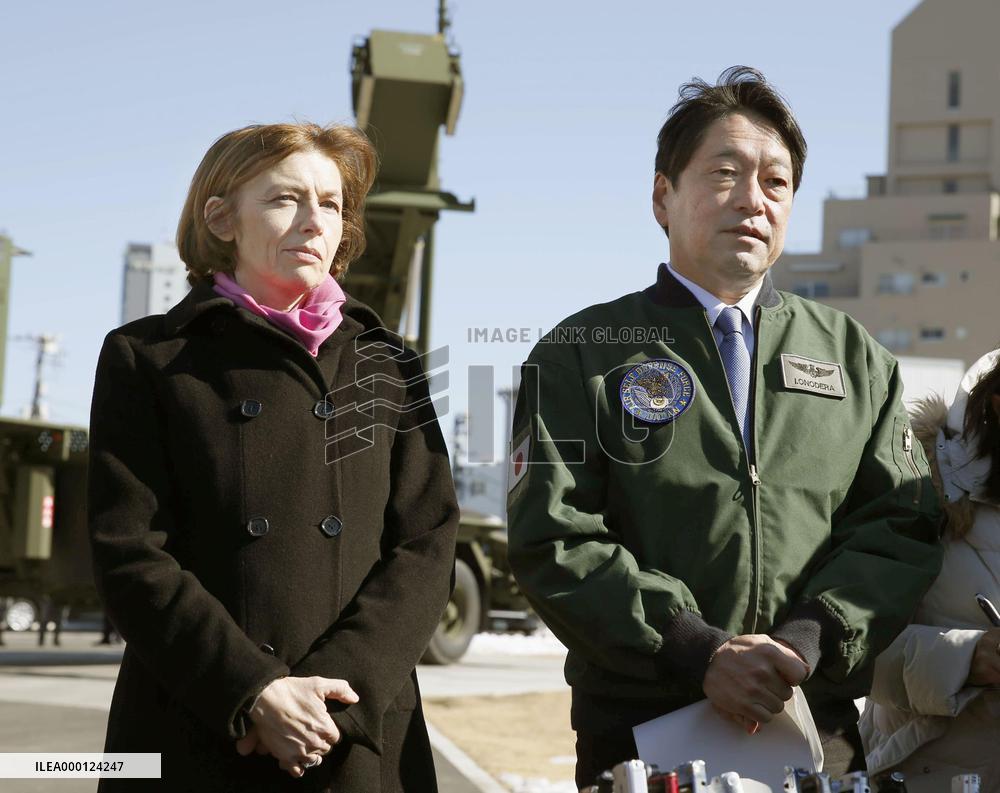 Japanese-French defense ministers meeting