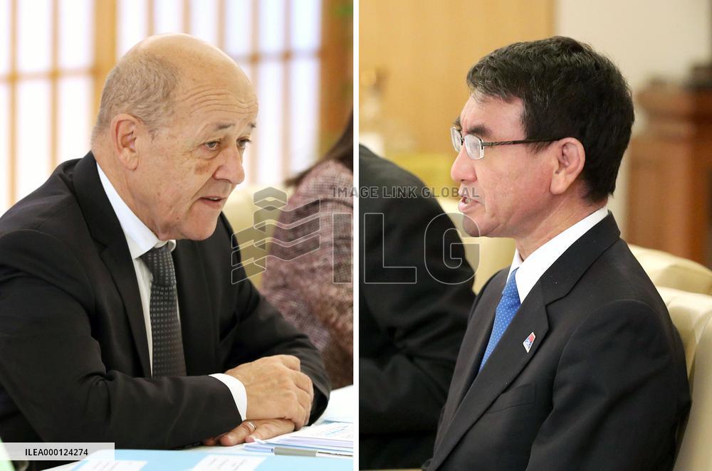 Japanese-French foreign ministers meeting
