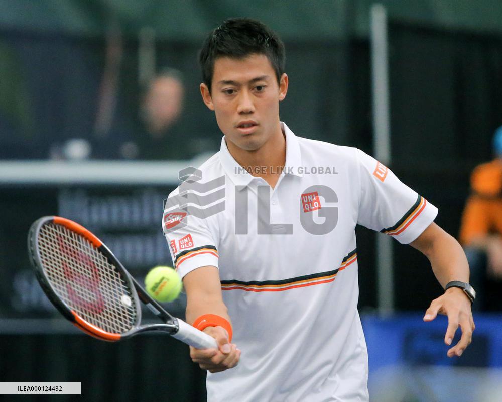 Tennis: Nishikori in ATP Challenger Tour event