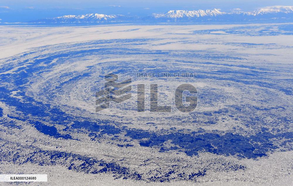 Drift ice in Japan