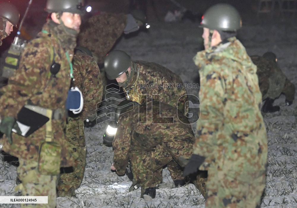 SDF chopper crashes in southwestern Japan