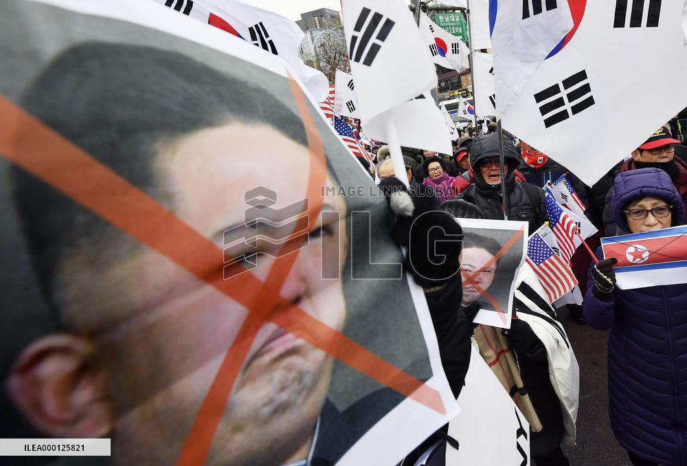 Anti-N. Korea protest in Seoul