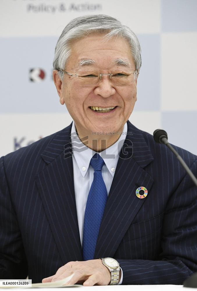Incoming Keidanren Chairman Hiroaki Nakanishi