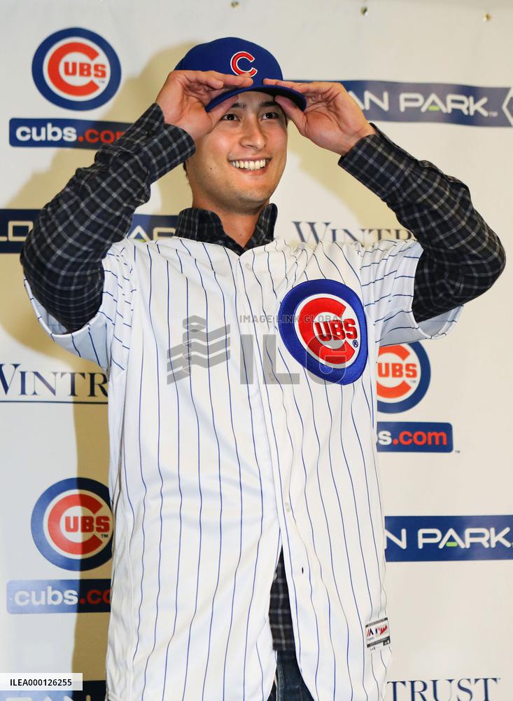 Baseball: Cubs announce 6-year deal with Darvish