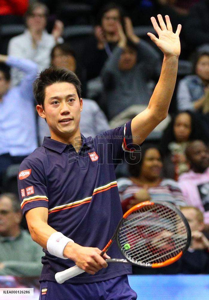 Tennis: Kei Nishikori at New York Open