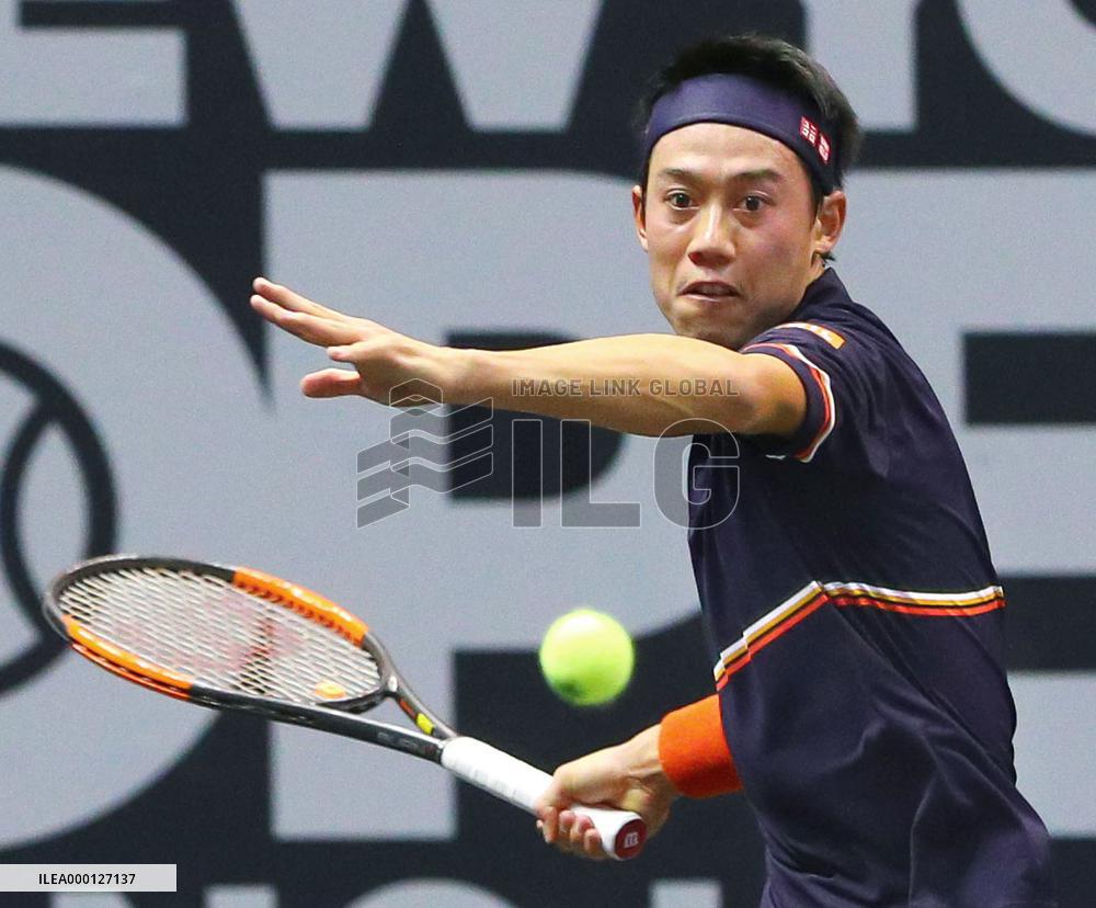 Tennis: Nishikori at N.Y. Open