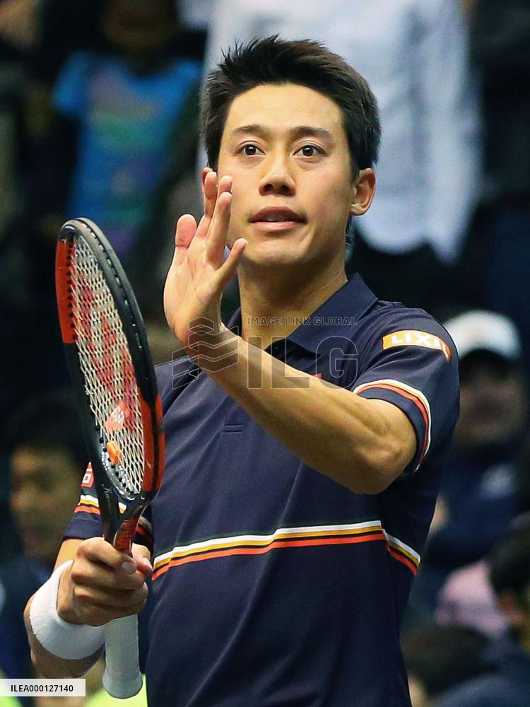 Tennis: Nishikori at N.Y. Open