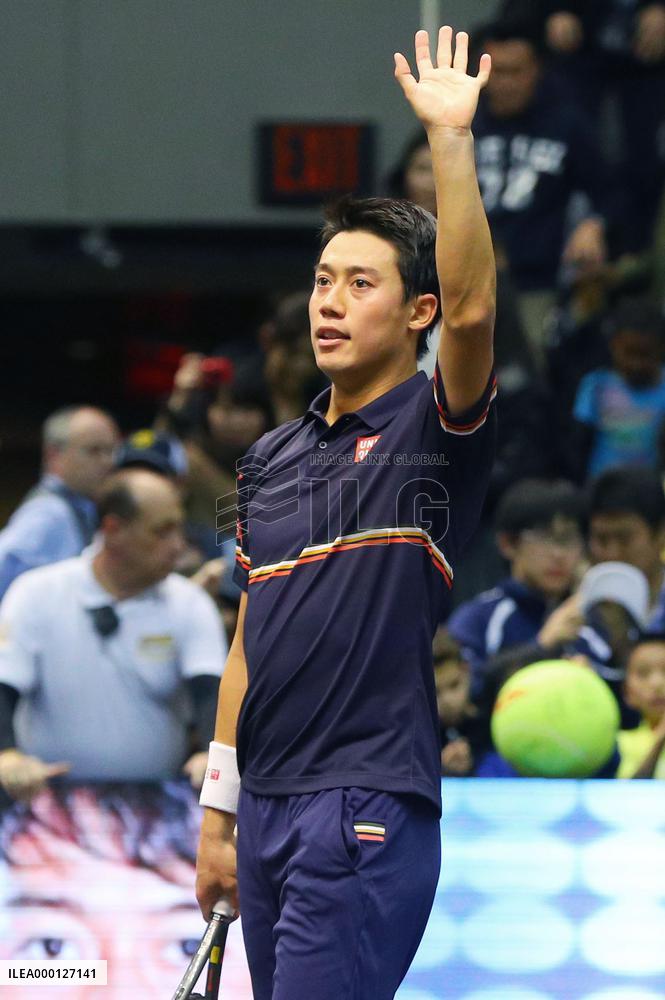 Tennis: Nishikori at N.Y. Open