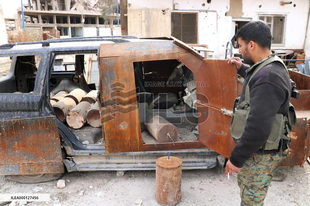War-torn city Raqqa