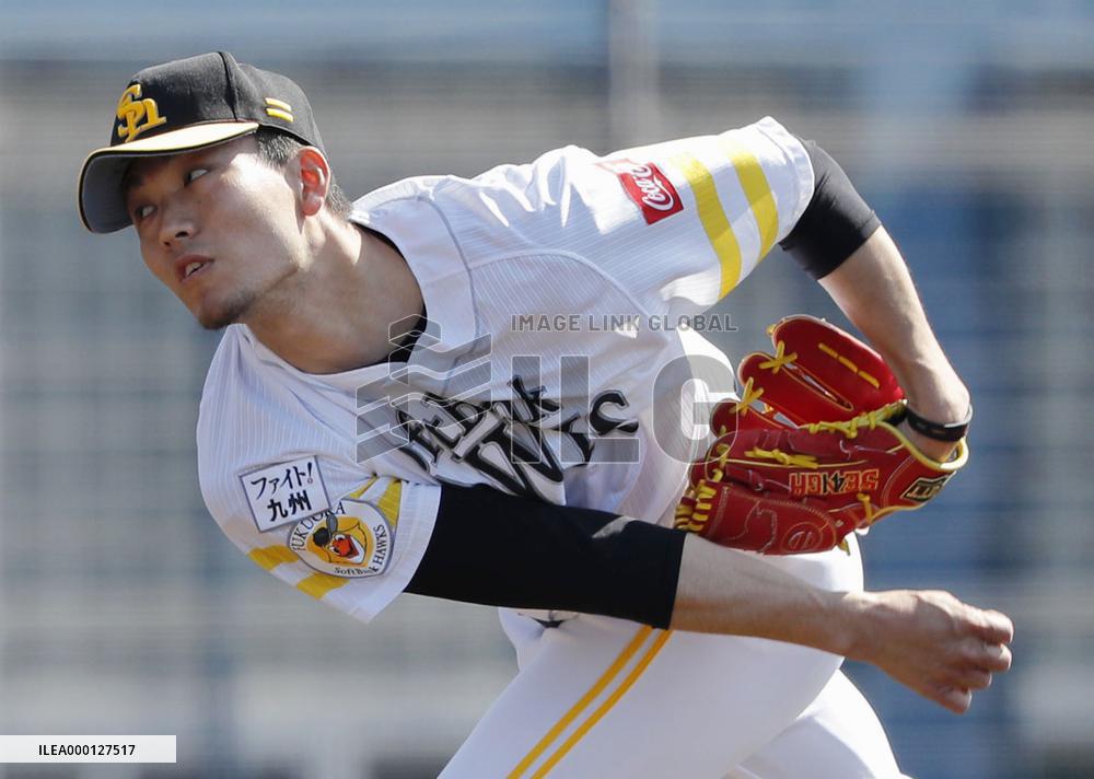 Baseball: Hawks' Senga to start season opener