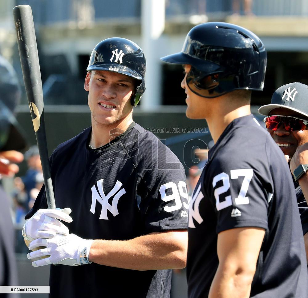 Baseball: Judge, Stanton at Yankees' spring training