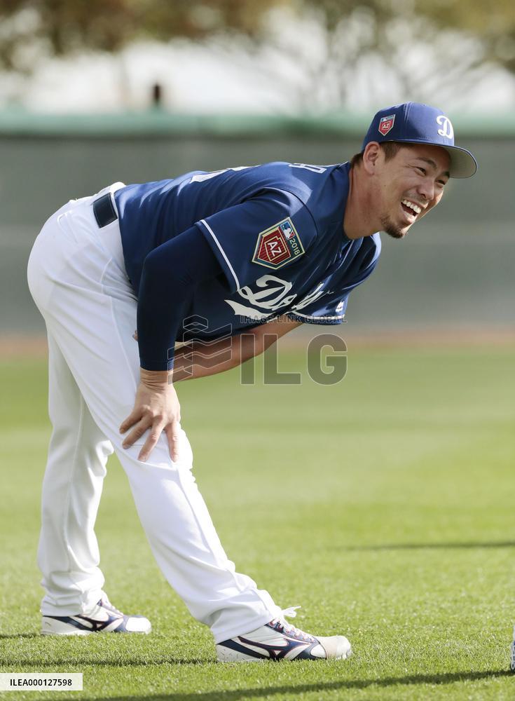 Baseball: Maeda at Dodgers' spring training