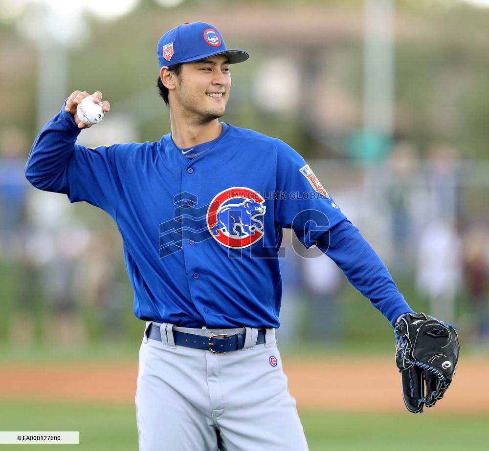 Baseball: Darvish at Cubs' spring training