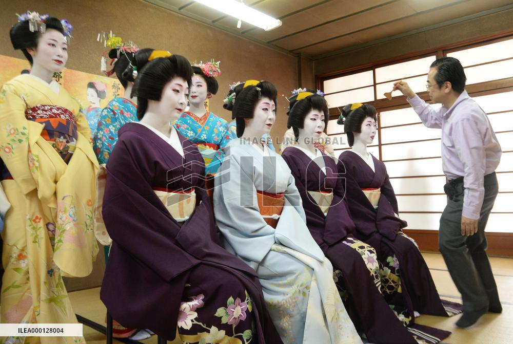 Geisha dance festival in Kyoto